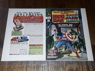 TALES OF SUSPENCE CAPTAIN AMERICA IRON MAN #70 COMIC ORIG PRINTER PROOF COVER